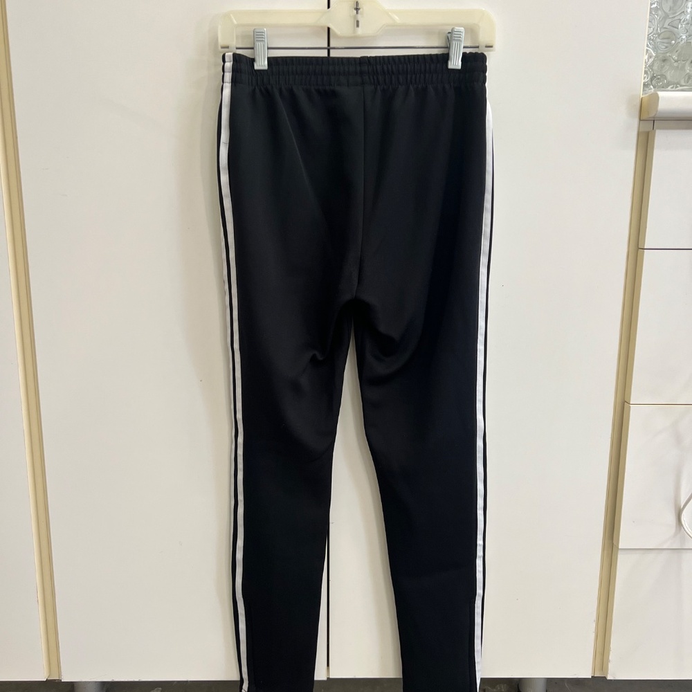 Adidas Three Stripe Track Pants- Women's US Size XS- Black and White - Picture 2 of 14